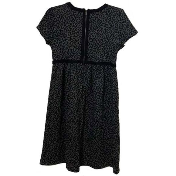 Loft Black Grey Animal Print Dress Womens Maternity Size 4 NEW Career - Picture 3 of 11